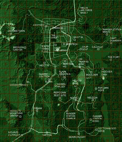 Fallout New Vegas Political Map United States Map