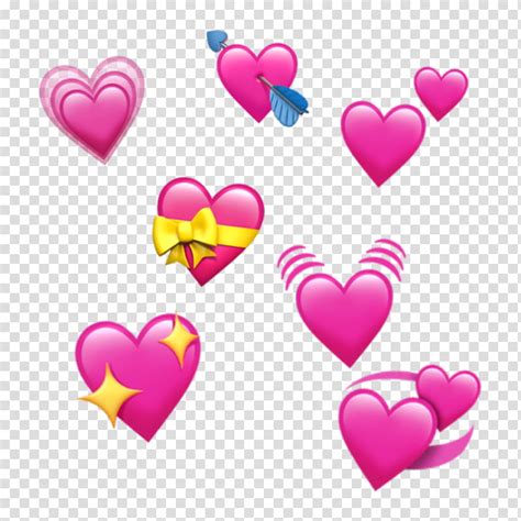 Transparent Background Iphone Heart Emoji Png Heart Emojis Png