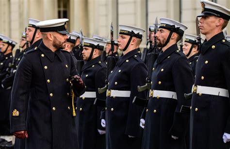 Royal Navy Sailors Prepare To Take On The Role Of Queens Guard 2019