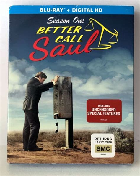 Better Call Saul Season One 1 Blu Ray Disc 2015 3 Disc Set New