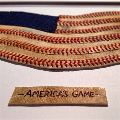 Buy Custom Made Baseball American Flag Artwork - Made From Actual Used Baseballs, made to order 