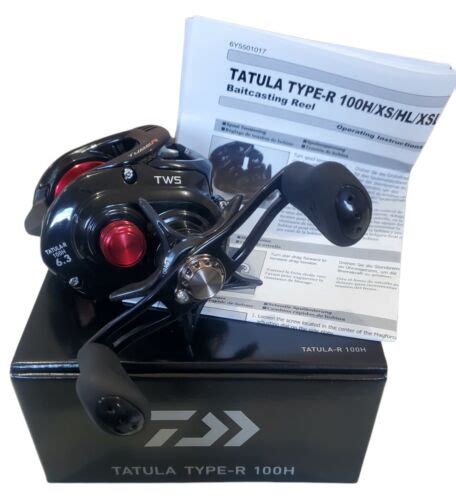 Daiwa Tatula Type R100H 6 3 Baitcasting Fishing Reel Baitcaster TWS