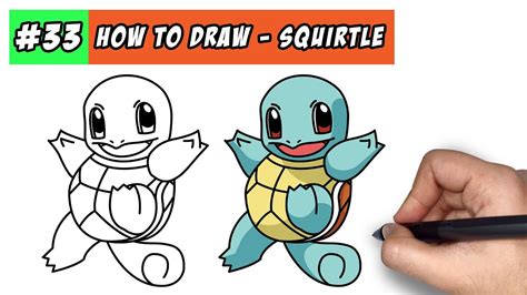 How To Draw Squirtle Easy Step By Step Tutorial Social Useful Stuff