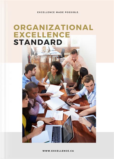 Organizational Excellence Standard Excellence Canada