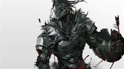 Goblin Slayer In Armor Hd Anime Wallpaper