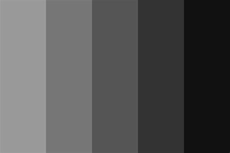 Shades Of Gray Color Palette
