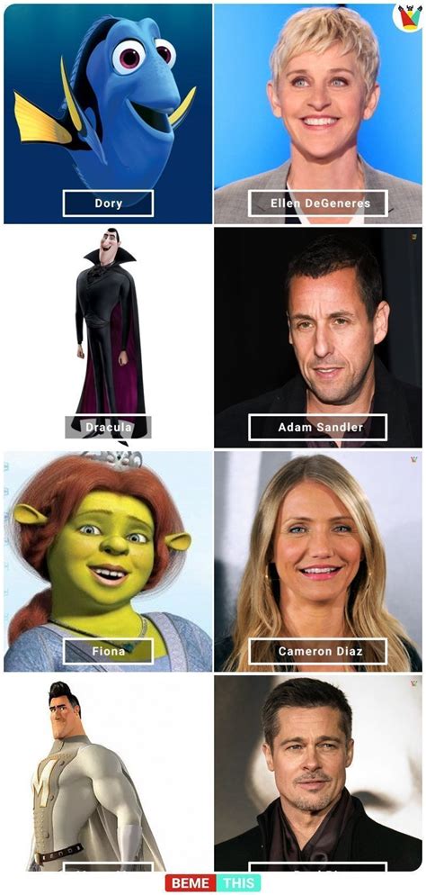 20 Celebrities Who Voiced Behind Famous Cartoon Characters Disney