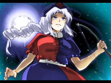 Hyudora Yagokoro Eirin Touhou Silver Hair Bad Id Bad Pixiv Id