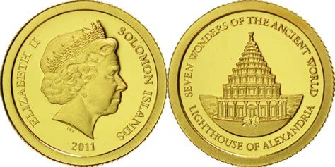 Solomon Islands Elizabeth Ii 5 Dollars 2011 Bh Mayer Gold