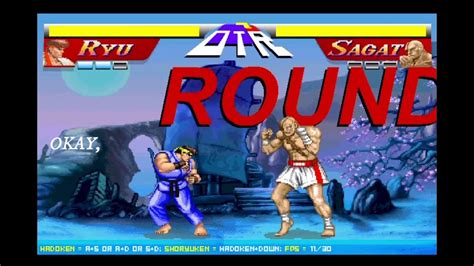 Street Fighter Ryu Vs Sagat Flash Game Youtube