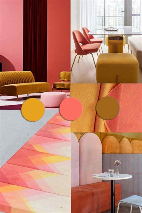 Yellow has burst onto the colour scene albeit in design, fashion and interiors; COLOR TRENDS 2020 starting from Pantone 2019 Living Coral ...