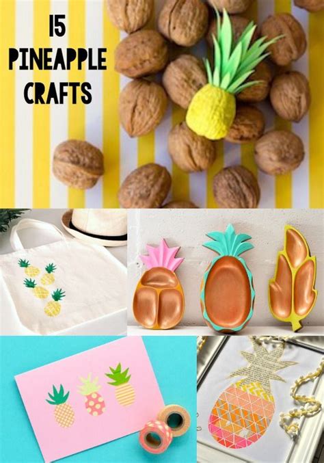 15 Pineapple Crafts Youll Have To Make Pineapple
