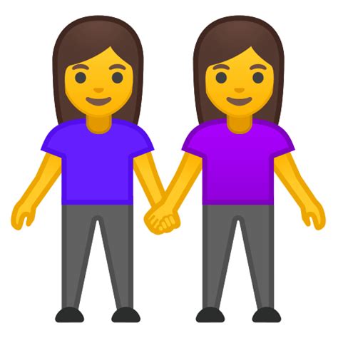 Two Women Holding Hands Emoji Meaning With Pictures 23868 Hot Sex Picture
