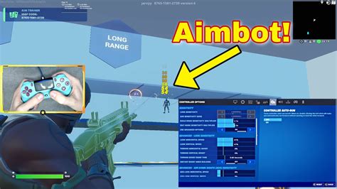 get aimbot advanced fortnite aim training map best controller settings for chapter 4 youtube