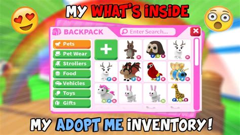 Whats Inside My Adopt Me Inventory 2020 Legendary Pets