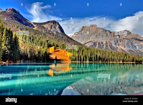 Emerald Lake Yoho National Park Bc Canada Stock Photo Alamy