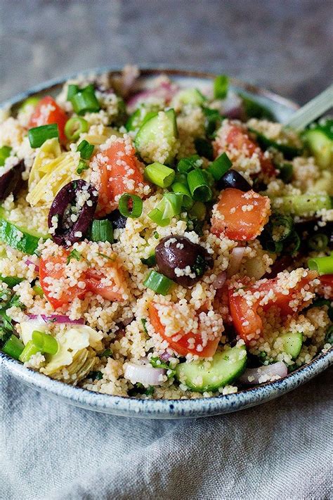 An Easy Couscous Salad Packed With Mediterranean Flavors This Couscous