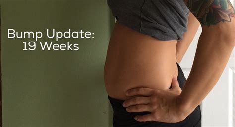 Pregnancy 19 Weeks Bump Update Diary Of A Fit Mommy