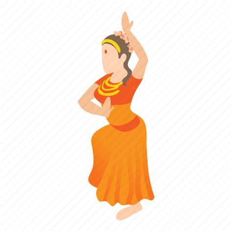 Cartoon Dance Dancing Girl India Indian Woman Icon