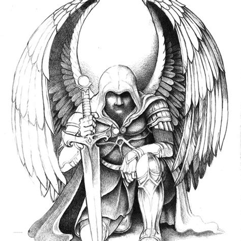 Create A Modern Take On St Michael The Archangel For My Tattoo