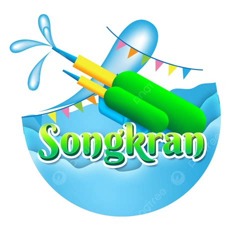 Songkran Festival Hd Transparent Happy Songkran Festival Illustration