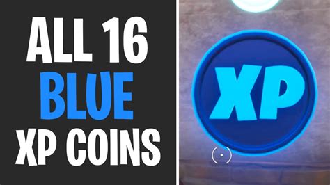All blue xp coins so far: All 16 Blue XP Coins Locations (Week 1-7) - Fortnite - YouTube