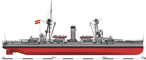 Confederate casemate ironclad css virginia 'nin genişletilmiş, iki direkli versiyonuna benziyordu. Spanish battleship Jaime I - Wikidata