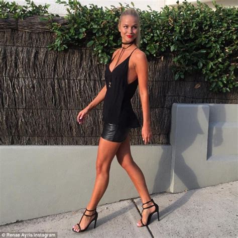 Renae Ayris Pokes Fun At Herself As She Suffers Fake Tan Faux Pas Daily Mail Online