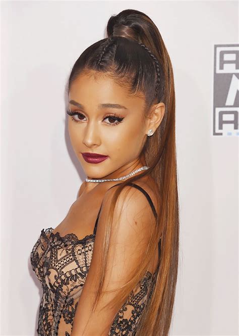 Ariana Grande Ponytail Amas 2016 Stylecaster Tap The Link Now To