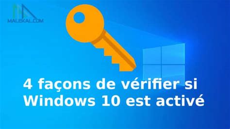 4 Façons De Vérifier Si Windows 10 Est Activé