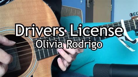 Drivers License Olivia Rodrigo Acoustic Cover Fingerstyle Guitar