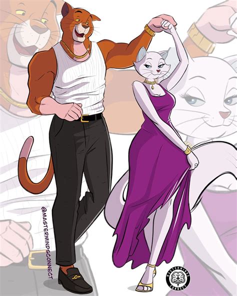 The Aristocats Characters Disney Characters Reimagined Animated
