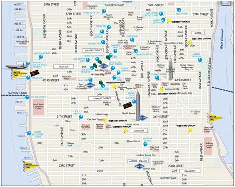 Printable Map Of Midtown Manhattan