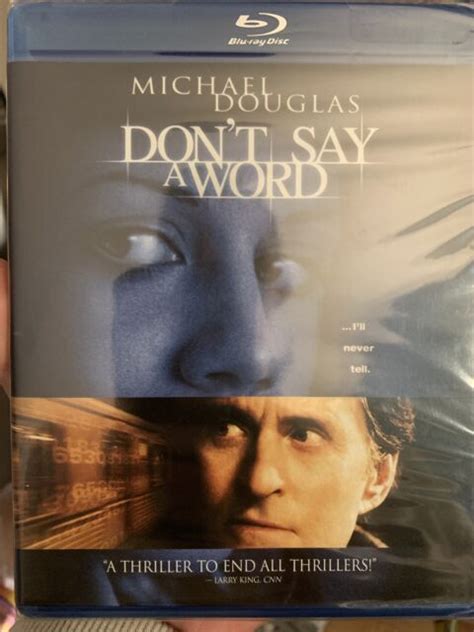Dont Say A Word Blu Ray Disc 2011 For Sale Online Ebay