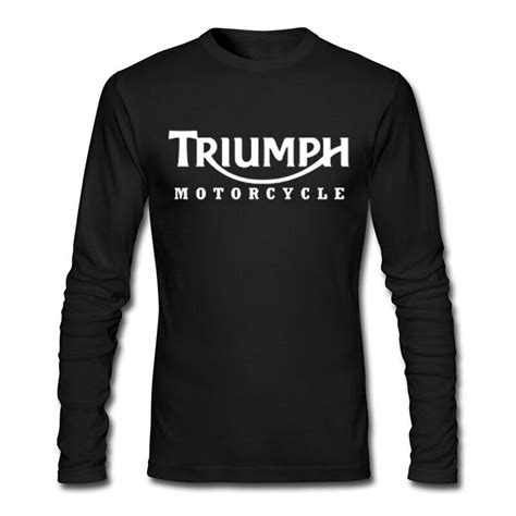 Triumph Motorcycle Mens Long Sleeve T Shirt Brand New Fashion Long