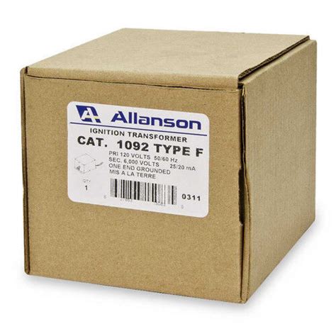 Allanson 1092 F Ignition Transformer For Sale Online Ebay