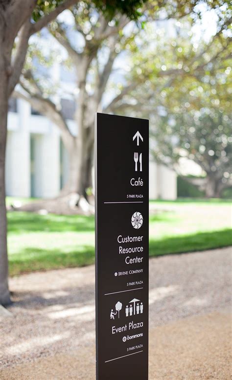 Wayfinding Signage For Irvine Company Properties In Irvine California