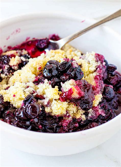 Easy Blueberry Crumble With Video Vintage Kitchen Notes