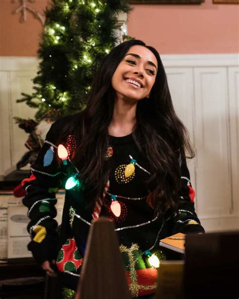 Christmas With You Aimee Garcia String Light Sweater