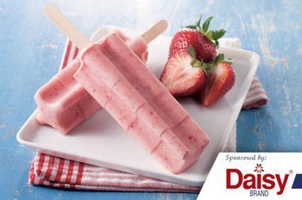 Strawberry N Cream Pops From Daisy Brand Recipe Sparkrecipes