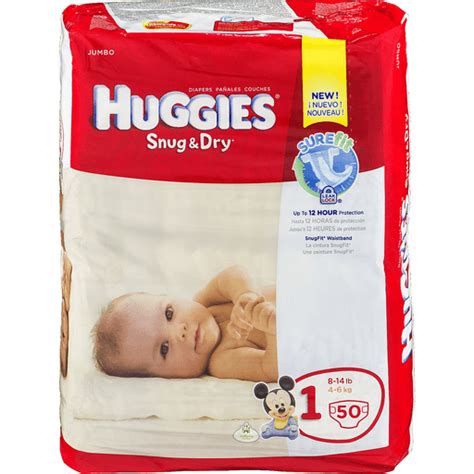 Huggies Snug And Dry Size 1 Diapers 50 Ct Pack Grocery My Country