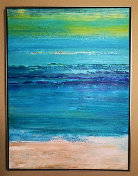 Beach Abstract In 2020 Painting Art Projects Pictures To Paint