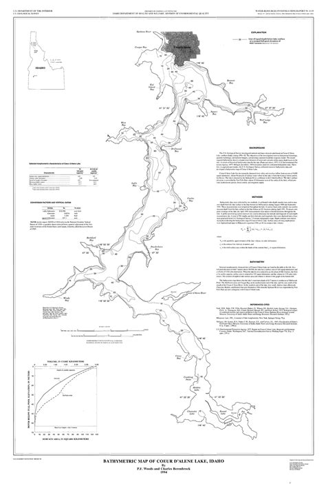 The wma is open to the public and can be accessed by vehicle, boat, and bike. Lake Coeur d'Alene Map on Behance
