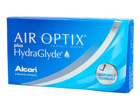 Alcon Air Optix plus HydraGlyde контактные линзы без отложений