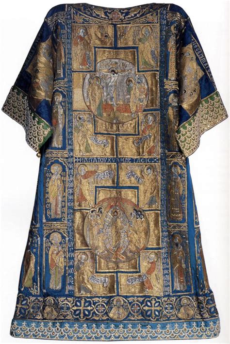 2 византийских саккоса Xiv в из Ватикана и Кремля Byzantine Fashion