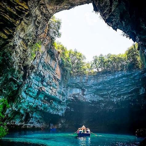 Bucket List Moment 😍😍😍 Melissani Cave Greece Picture By Lorenzo