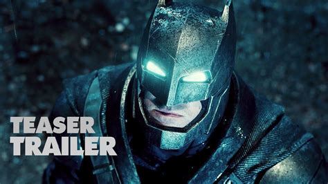 Batman V Superman Dawn Of Justice Official Teaser Trailer 1 2016 Ben Affleck Movie Hd Youtube