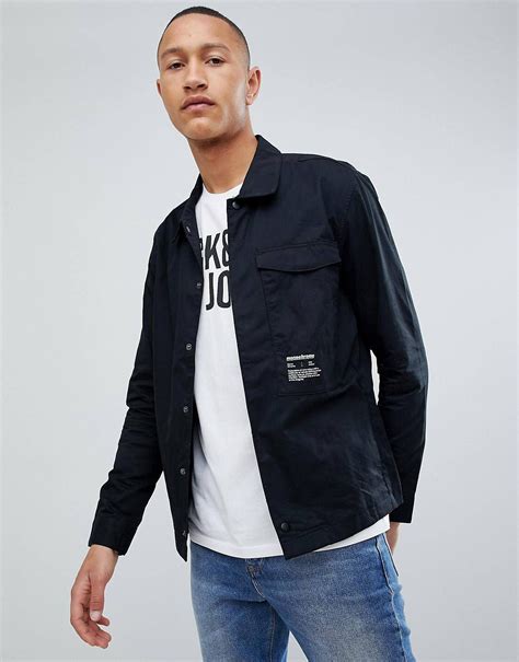 Jack And Jones Core Jacket With Back Print Asos Jackets Jack Jones