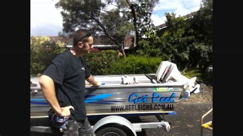 However, our stickers are not reusable once removed, so carefully choose where you'll apply them. HOW TO APPLY BOAT DECAL STICKER - Using Wet Method On ...