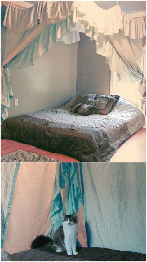 23 Gorgeous Diy Bed Canopy Projects To Sleep In Luxury Canopy Bed